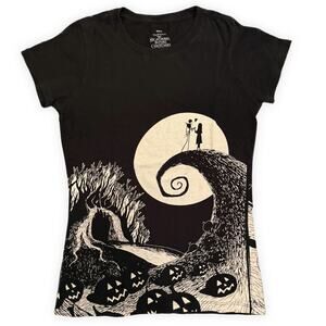 Disney Nightmare Before Christmas Tee Size S Halloween Goth Grunge Streetwear
